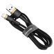 Кабель Baseus Cafule Cable USB For iP 2A 3m Gold+Black CALKLF-RV1 фото 1