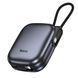 Зовнішній акумулятор HOCO Q49 Peak PD20W power bank with cable(10000mAh) metal gray 6942007666794 фото 4