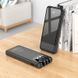 Зовнішній акумулятор HOCO J114 Charger power bank with cable and digital display(10000mAh) Black 6942007601856 фото 8