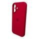 Чохол для смартфона Silicone Full Case AA Camera Protect for Apple iPhone 16 35,Maroon FullAAi16-35 фото 5