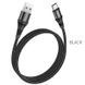 Кабель HOCO X50 USB to Type-C 3A, 1m, nylon, aluminum connectors, Black 6931474734235 фото 3