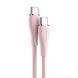 Кабель Vention USB 2.0 C Male to C Male 5A Cable 1M Pink Silicone Type (TAWPF) TAWPF фото 1