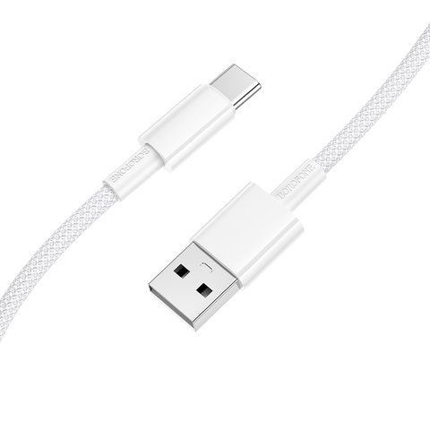 Кабель BOROFONE BX117 Source charging data cable Type-C White 6941991120176 фото