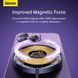 Бездротовий зарядний пристрій Baseus Simple Mini3 Magnetic Wireless Charger 15W Dusty Purple CCJJ040205 фото 12
