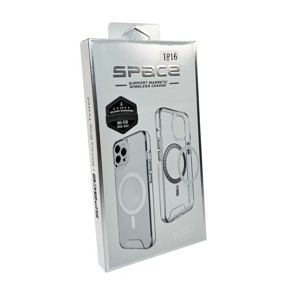 Чохол для смартфона Space Magnetic for Apple iPhone 16 Transparent SpaceMAG16Clear фото