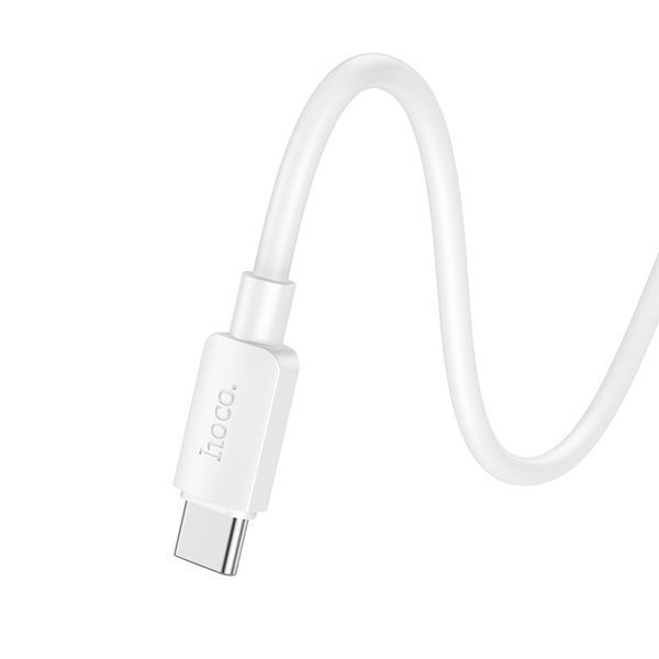 Кабель HOCO X96 Hyper 100W charging data cable Type-C White 6931474799111 фото