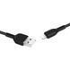 Кабель HOCO X13 USB to iP 2.4A, 1m, PVC, PVC connectors, Black 6957531061144 фото 4