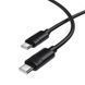 Кабель BOROFONE BX123 Leya 60W silicone charging data cable C to C Black 6941991124235 фото 3