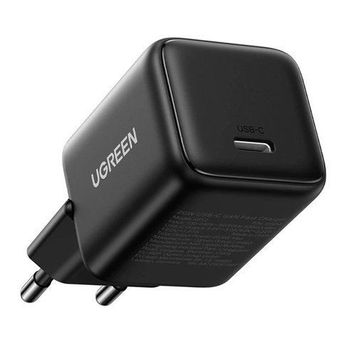 Мережевий зарядний пристрій UGREEN X513 30W USB-C GaN Fast Charger EU Black UGR-65007 фото