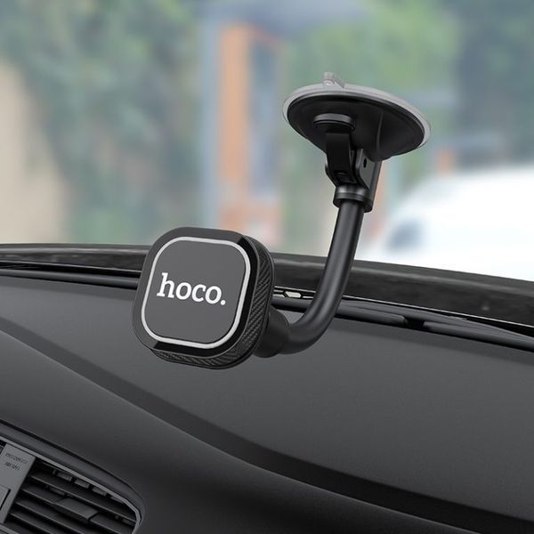 Автотримач для телефона HOCO CA55 Astute series windshield car holder Black/Gray 6931474707543 фото