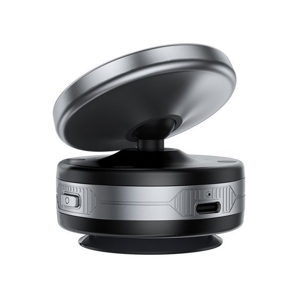 Автотримач для телефона з БЗП ACEFAST E29 electric Suction cup magnetic wireless charging holder Metal Gray 6974316284840 фото
