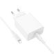 Мережевий зарядний пристрій з кабелем BOROFONE BA107A Stellar single port PD30W charger set (C to iP) (EU) White 6941991125355 фото 5