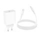 Мережевий зарядний пристрій з кабелем BOROFONE BA107A Stellar single port PD30W charger set (C to iP) (EU) White 6941991125355 фото 7