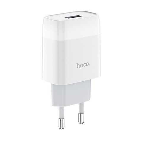 Мережевий зарядний пристрій HOCO C72A Glorious single port charger 10.5W White 6931474712899 фото