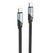 Кабель HOCO U119 Type-C to Type-C 60W, 1.2m, nylon, aluminum connectors, Black 6942007605021 фото 1
