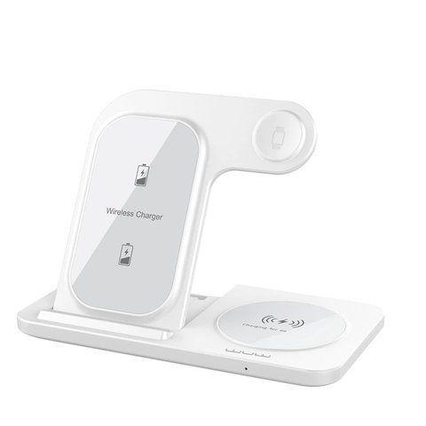 Бездротовий зарядний пристрій WUW-C250 3 in 1 desktop foldable wireless charger WUW--C250 фото