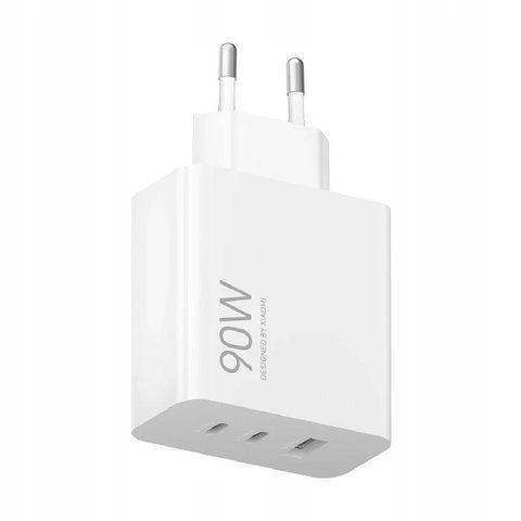 Мережевий зарядний пристрій Xiaomi 90W HyperCharge Power Adapter(3-Port) EU BHR087MEU фото