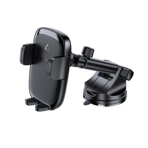 Автотримач для телефона з БЗП ACEFAST D49 press type wireless charging car holder for dashboard Black 6974316284130 фото