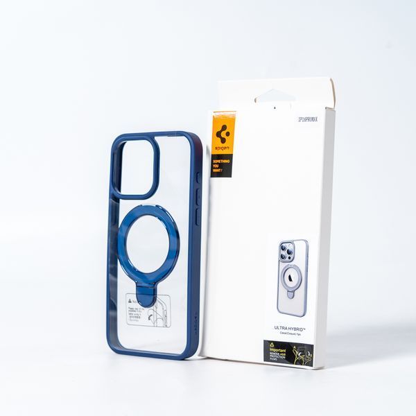 Чохол для смартфона Spigen AAA Magnetic Ring for Apple iPhone 13 Pro Blue SPGMGRING13ProBlue фото
