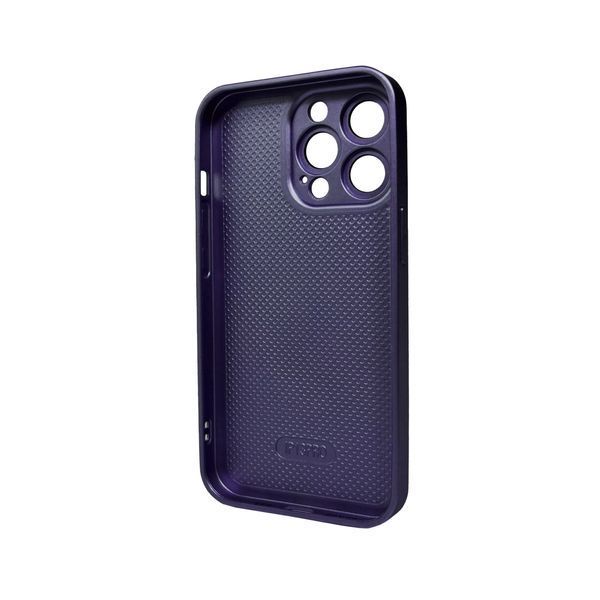 Чохол для смартфона AG Glass Matt Frame Color Logo for Apple iPhone 12 Pro Deep Purple AGMattFrameiP12PPurple фото