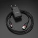 Мережевий зарядний пристрій з кабелем BOROFONE BA20A Sharp single port charger set(Type-C) 10.5W Black 6931474702142 фото 5