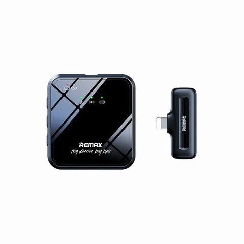 Бездротова мікрофонна система REMAX K11 (Lightning) Black 6954851222033 фото