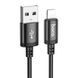 Кабель HOCO X91 Radiance charging data cable for iP(L=3M) Black 6931474788702 фото 1