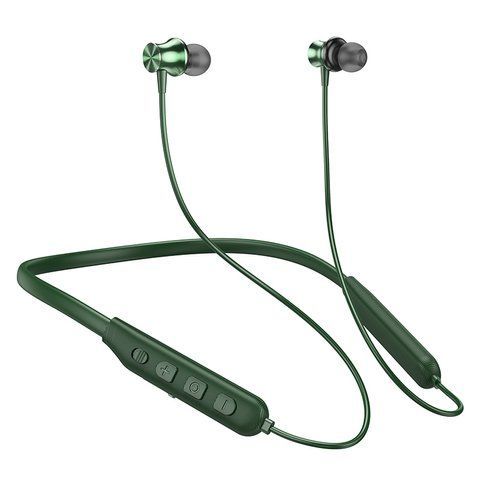 Бездротові спортивні навушники HOCO ES64 Easy Sound sports BT earphones Dark Green 6931474784490 фото