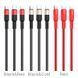 Кабель HOCO X26 Xpress one pull three charging cable iP+Micro+Type-C Black+Red 6957531080282 фото 5
