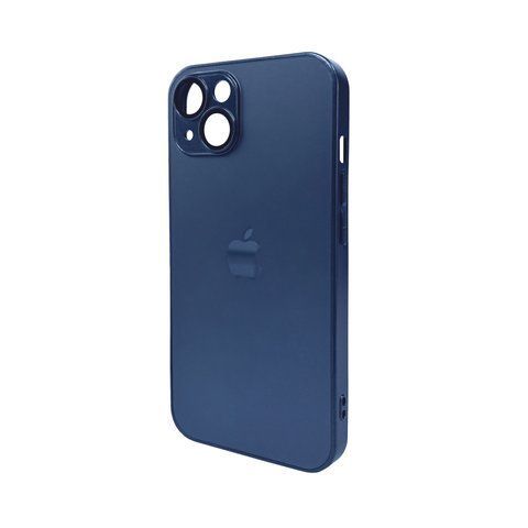 Чохол для смартфона AG Glass Matt Frame Color Logo for Apple iPhone 12 Navy Blue AGMattFrameiP12Blue фото