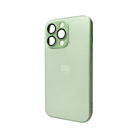 Чохол для смартфона AG Glass Matt Frame Color Logo for Apple iPhone 13 Pro Light Green AGMattFrameiP13PLGreen фото