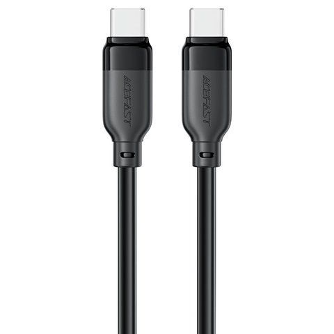 Кабель ACEFAST C16-03, Type-C to Type-C, 60W, 1.2m, TPE, TPU connectors, Black 6974316283805 фото