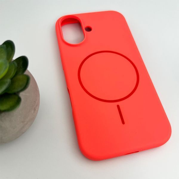 Чохол для смартфона Cosmic Silicone Case Magnetic for Apple iPhone 16 29,Peach SilMag16-29 фото