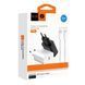 Мережевий зарядний пристрій з кабелем WUW-T81L PD 20W USB C fast charger +USB C to Lightning cable kit 6972573335503 фото 2
