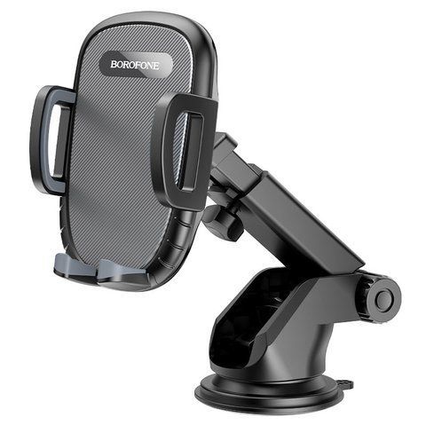 Автотримач для телефона BOROFONE BH53 Windy center console car holder Black Grey 6931474751867 фото