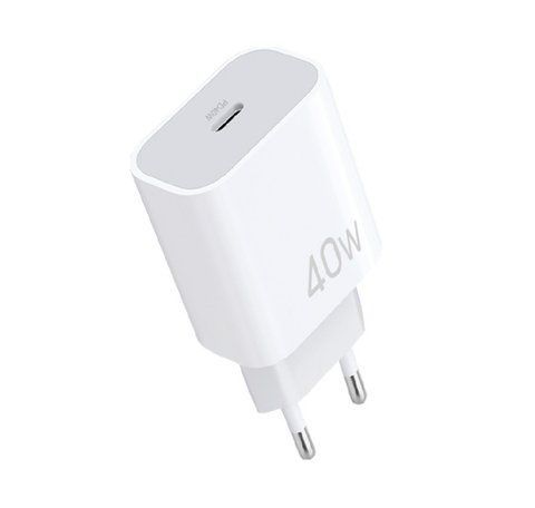 Мережевий зарядний пристрій WUW-C280 Type-C PD 40W charger 6978749570341 фото