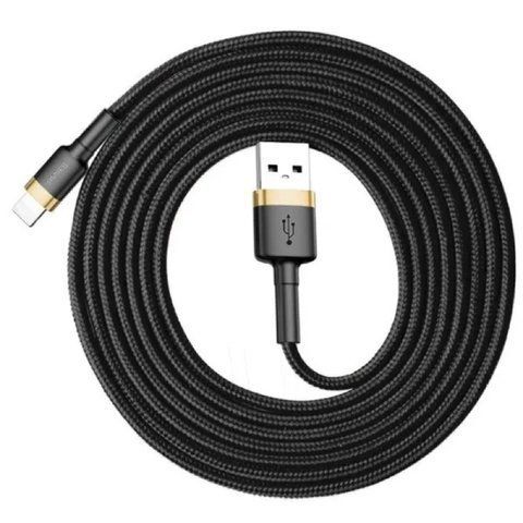 Кабель Baseus Cafule Cable USB For Lightning 1.5A 2m Gold+Black CALKLF-CV1 фото