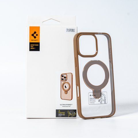 Чохол для смартфона Spigen AAA Magnetic Ring for Apple iPhone 16 Brown SPGMGRING16Brown фото