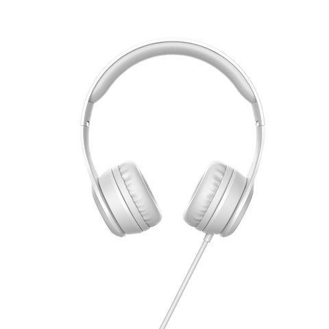 Навушники дротові HOCO W21 Graceful charm wire control headphones (3.5mm) Gray 6931474708298 фото