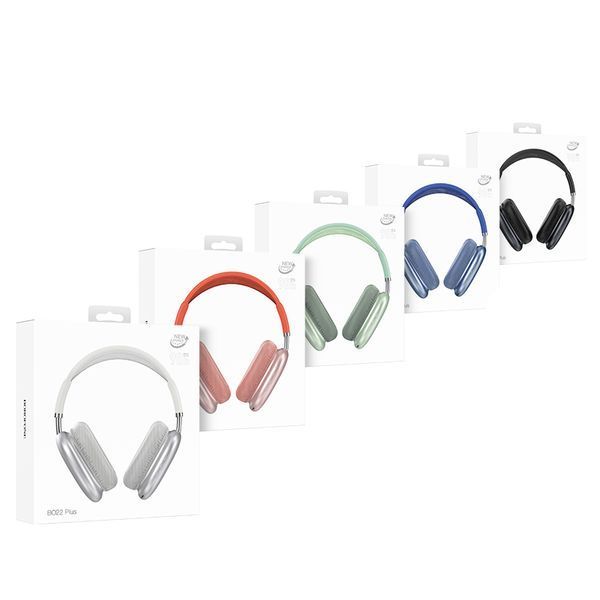 Бездротові накладні навушники BOROFONE BO22 Plus Elegant BT headphones Deep Space Gray 6941991115219 фото