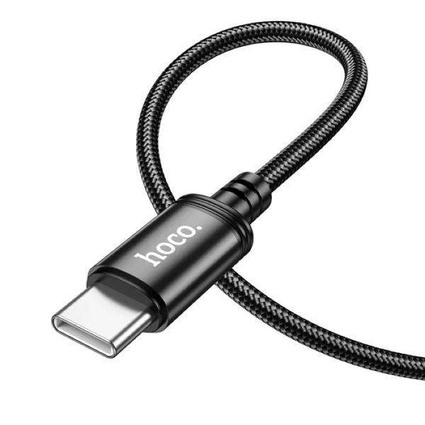 Кабель HOCO X91 Radiance charging data cable for Type-C(L=3M) Black 6931474788726 фото