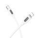 Кабель BOROFONE BX114 Structure PD silicone charging data cable iP White 6941991116834 фото 3