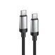 Кабель HOCO X117 Star 60W charging data cable C to C Black 6942007652582 фото 1