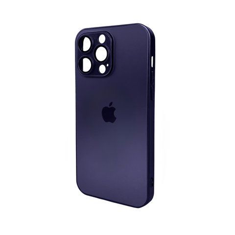 Чохол для смартфона AG Glass Matt Frame Color Logo for Apple iPhone 15 Pro Max Deep Purple AGMattFrameiP15PMPurple фото