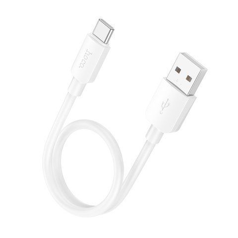 Кабель HOCO X96 Hyper 27W charging data cable Type-C (L=0.25M) White 6942007609418 фото