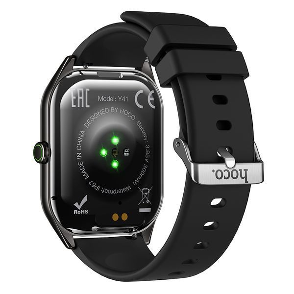 Смарт-годинник HOCO Y41 Smart watch(call version) Black 6942007674133 фото