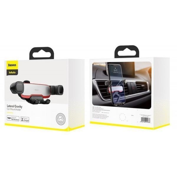 Автотримач для телефона Baseus Mr Hui Gravity Car Mount Silver SUYL-HU0S фото