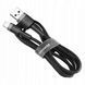Кабель Baseus cafule Cable USB For Type-C 2A 3m Gray+Black CATKLF-UG1 фото 5