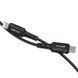 Кабель ACEFAST C4-01 Type-C to iP 3A, 30W, 1.8m, nylon, zinc connectors, Black 6974316281306 фото 4