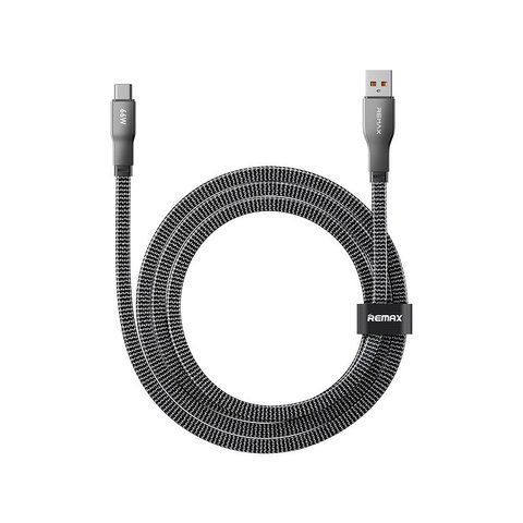 Кабель REMAX Pisces Series Zinc Alloy Braided Data Cable CB37 1.2M (A-C)-66W 6954851262398 фото